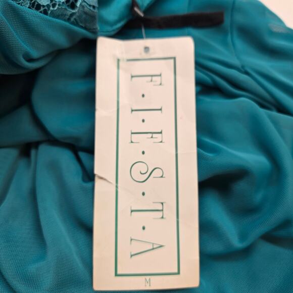 NWT Womens Fiesta Semi Formal Dress M Medium Fits Like S Small Party Junior Prom - Picture 7 of 10